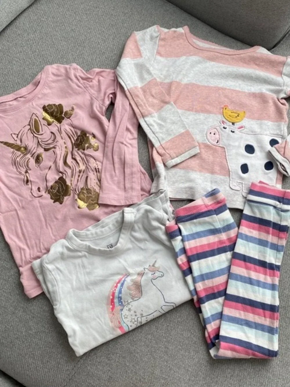 Long Sleeved Sleep Wear Bundle 4T